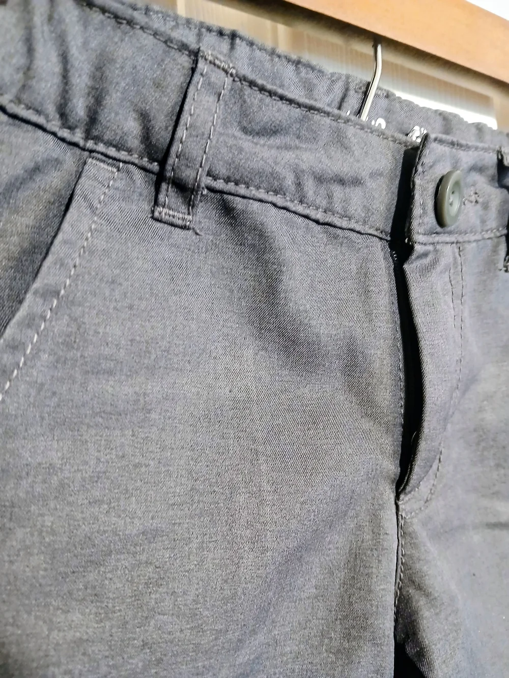 Cat & Jack Boys Dark Gray Cotton Chino Shorts Size 4